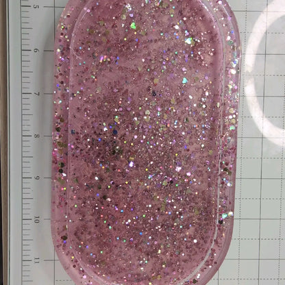 Pre-Made Resin Tray for Home Organization and Storage Solutions
