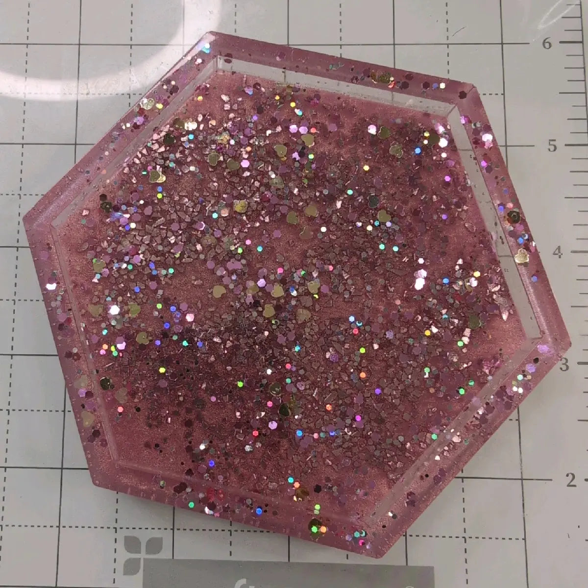 Pre-Made Resin Tray for Home Organization and Storage Solutions